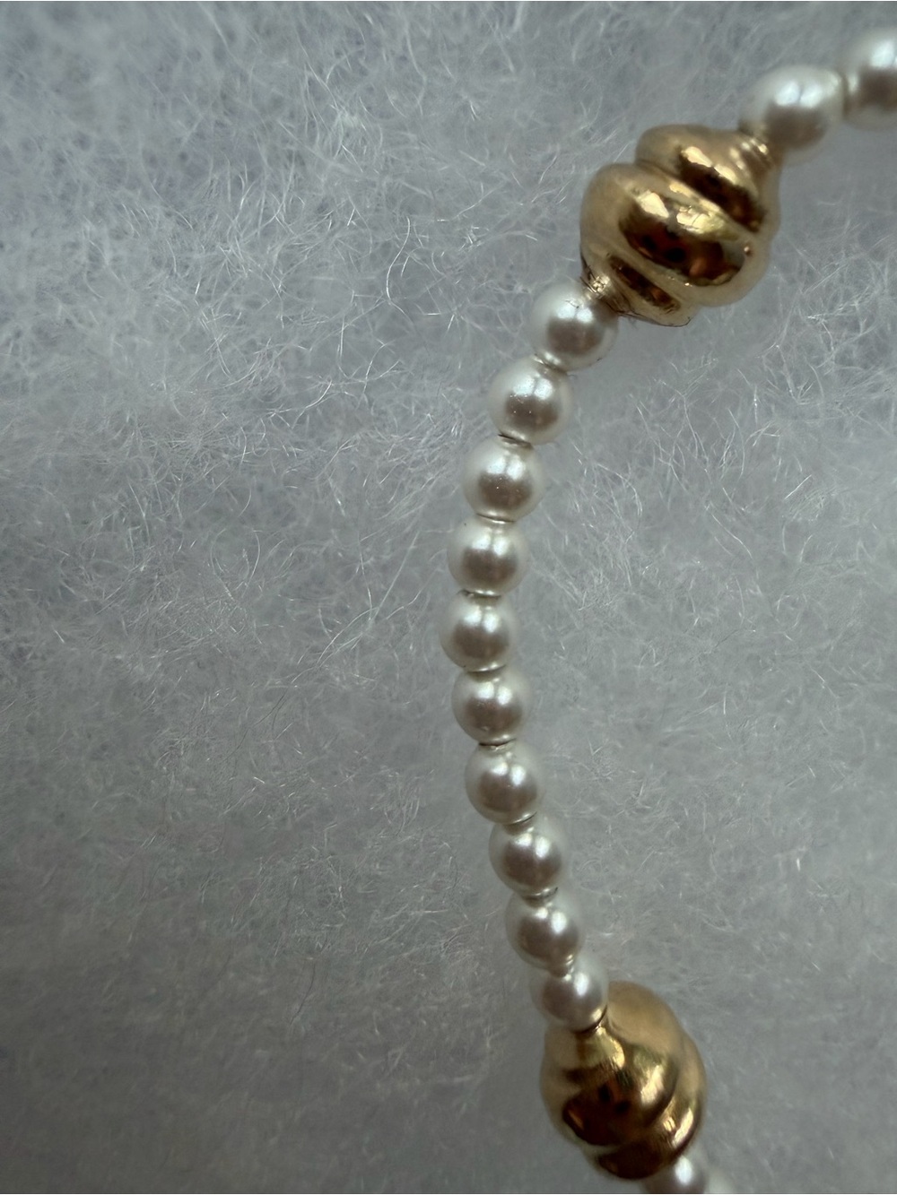 E Newton Gold and Pearl Beaded Bracelet NWT 78.00 - Picture 5 of 5